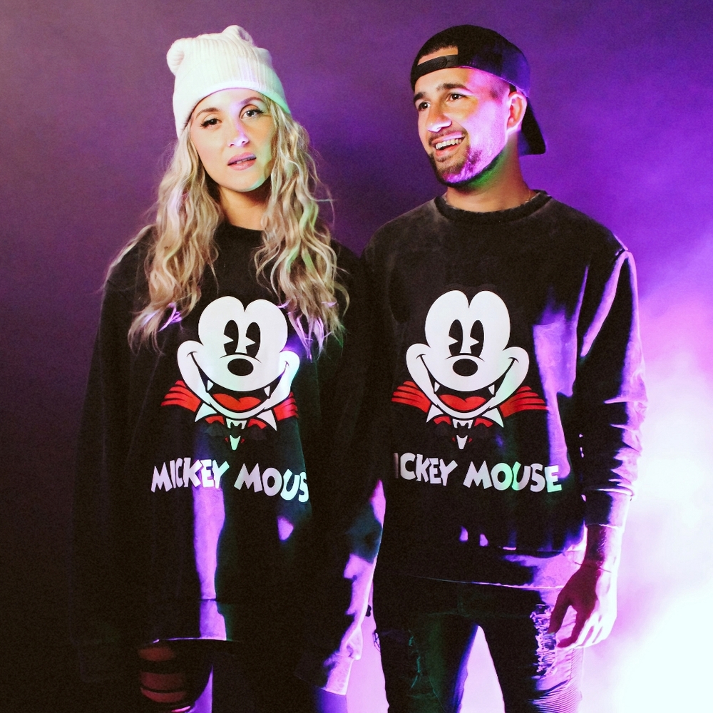 Cakeworthy Mickey Mouse Vampire Crewneck Sweater